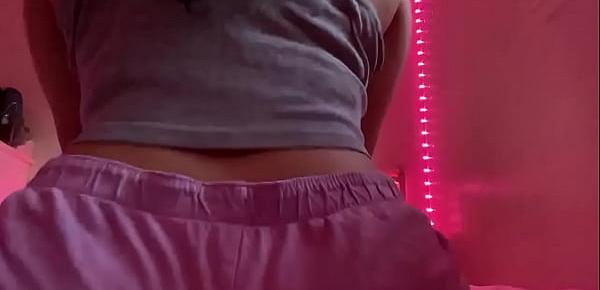 Latina dry humps orgasm